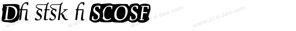 Devroye SCOSF字体转换
